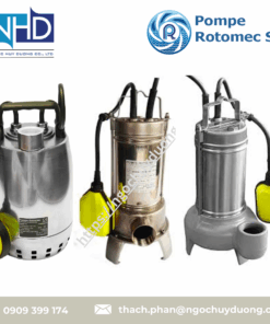 Bơm chìm Pompe Rotomec Submersible Pumps CF-CV, VX, DIVOREX, TR, TL, TF Chính Hãng