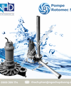 Hệ Thống Sục Khí Pompe Rotomec Submerged Aeration Systems Ejector Pump ECOGET, Aerators Radial AIRGET