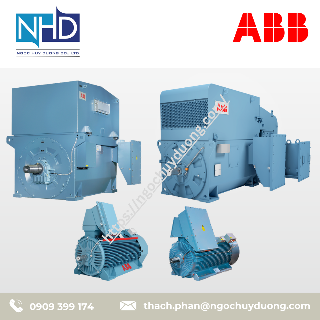 Động cơ cao thế chính hãng ABB High VOLTAGE MOTORS NXR