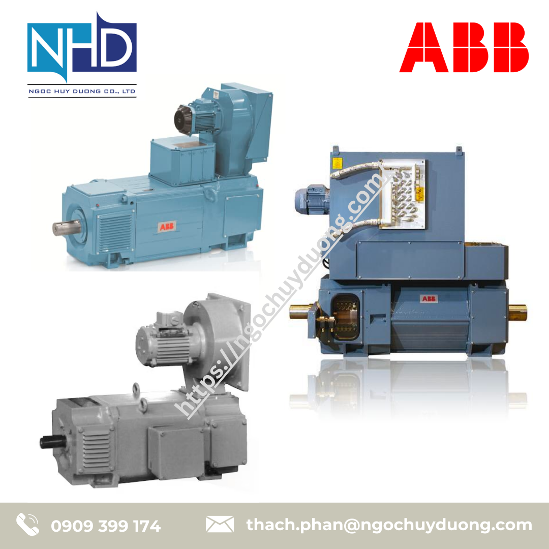 Động cơ một chiều chính hãng ABB DC MOTORS DMI Series