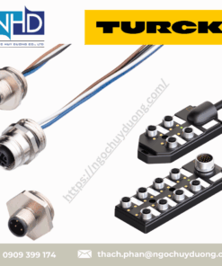Đầu nối gắn bảng Panel Mount M12 Powerfast TURCK FK46PL:M16, TURCK FS54PT:14.5:NPT
