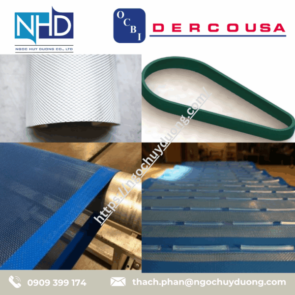 Băng tải DERCO USA PVC chịu tải nặng Derco 25-74, Derco 25-84, Derco 32-76