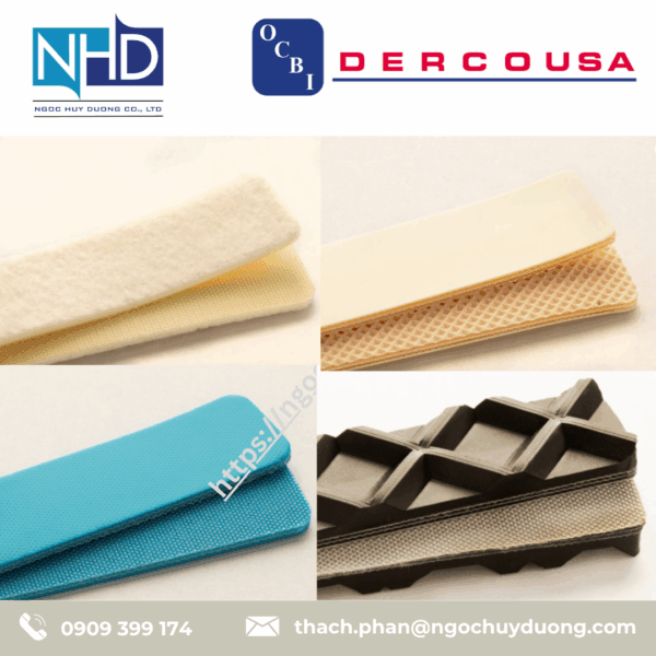 Băng tải DERCO USA lưới nhựa – thoát nước – thoát hơi Derco 1000MY, Derco 2000MY, Derco 3360MY