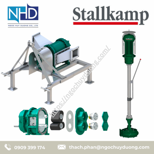 Bơm trục dài Stallkamp LHP 110, 150, 185, 220, LHP-T