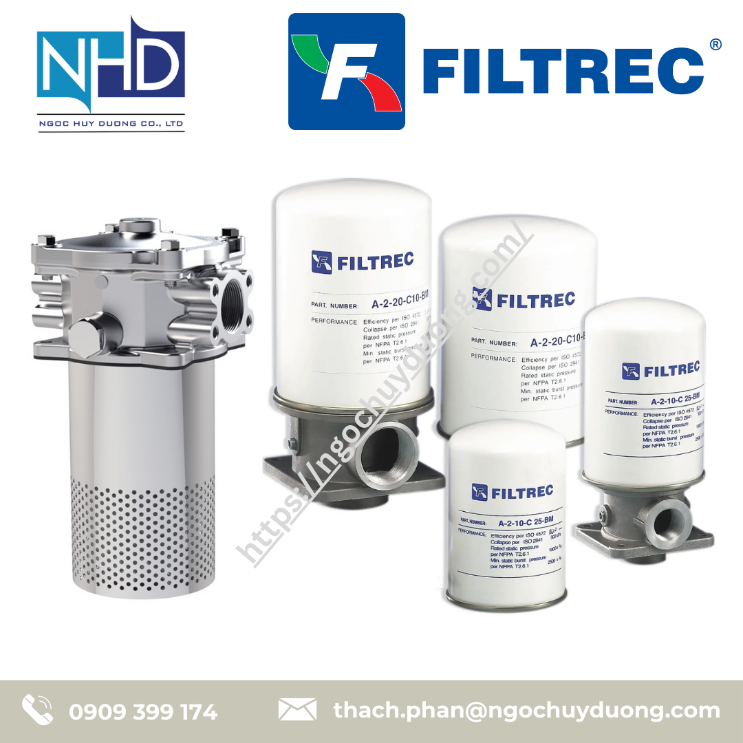 Lọc Tách Không Khí FILTREC FHK : FDA : FDB