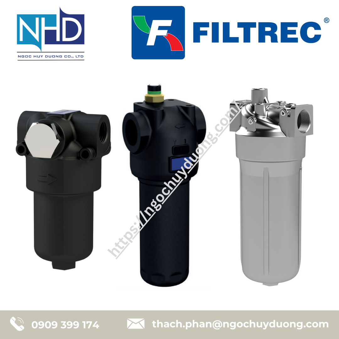 Lọc trung áp hai cổng FILTREC FLRD-R4-34 (F12M)