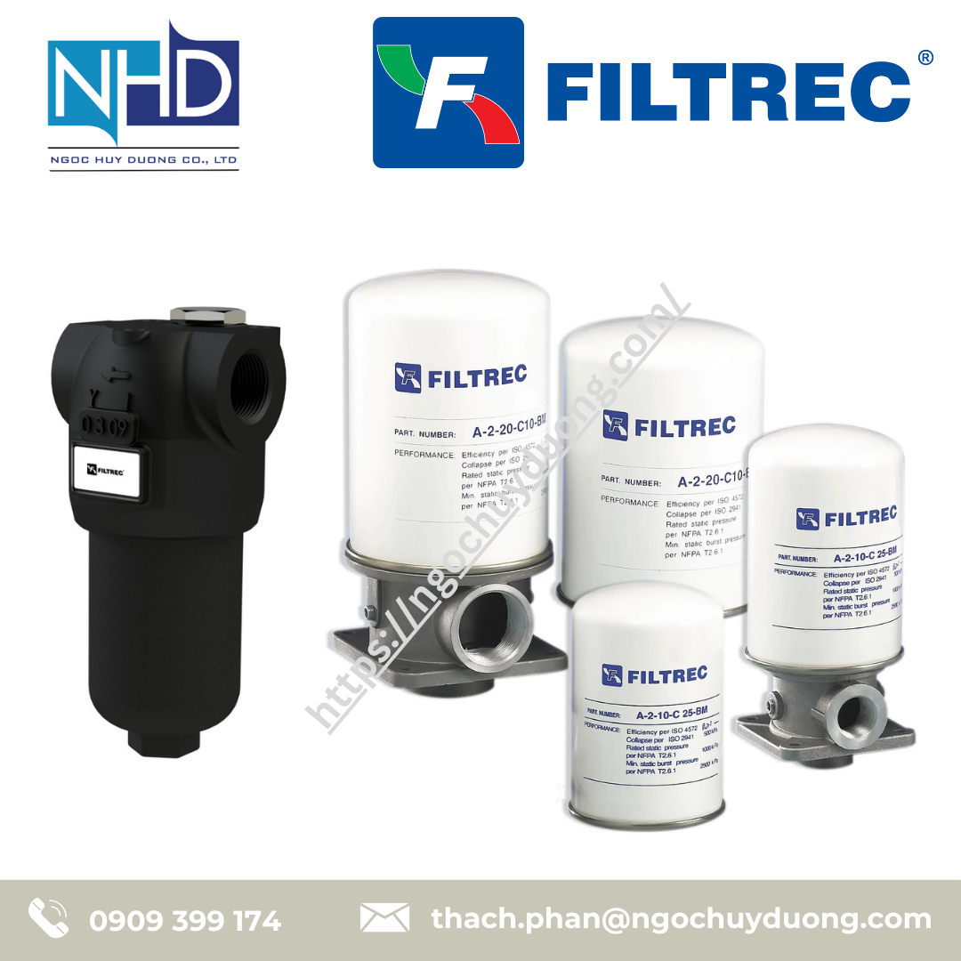 Lọc trung áp công nghiệp FILTREC FLR-R434