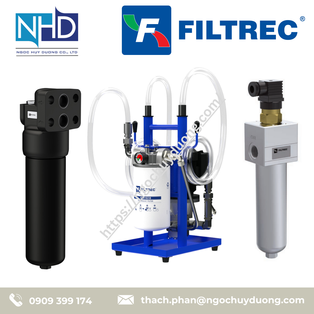 Lọc trung áp hai cổng FILTREC FLRD-R4-34 (F12M)