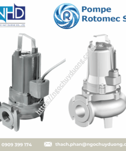 Bơm chìm có bộ nghiền POMPE ROTOMEC DIVOREX 3211 0.9kW, 2850rpm, 18m cột áp