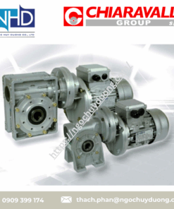 Hộp số cho máy khuấy đặt cạn CHIARAVALLI CHMRE 063:130 – Tổ hợp 2 tầng, mô-men lên đến 1030 Nm, trục đôi, lắp IEC 90:100