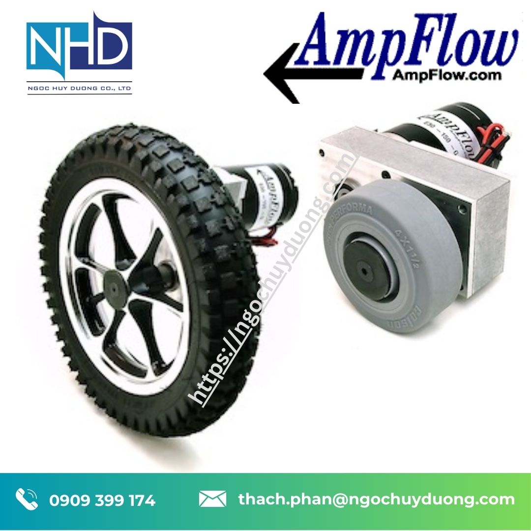 Mô-tơ giảm tốc bánh xe AmpFlow