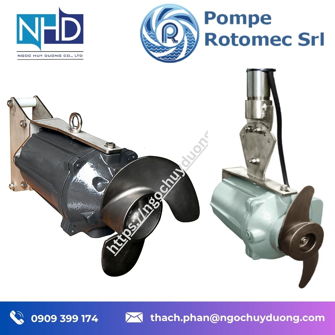 Ngọc Huy Dương – Đại lý máy khuấy Popmpe Rotomec Ý tại Việt Nam