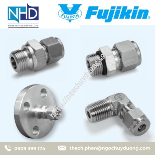 Reducing Union Fujikin VUWF-12X8, VUWF-15.88X12.7