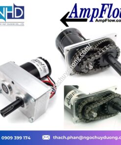 hộp số giảm tốc AmpFlow A28 Series 24–48V, 3.0–11.5 HP, mô-men xoắn 1000–3700 in-lbs, có bản quạt làm mát