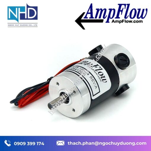 motor DC đường kính 38mm AmpFlow A15-100-24 – Motor DC 24V, 166W, 10.000 RPM