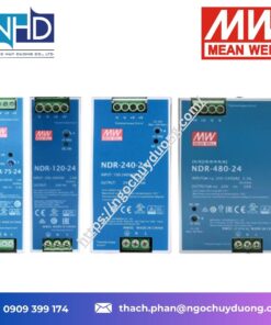 Bộ nguồn công nghiệp MEAN WELL NDR-480-24 – 24VDC:20A, 480W, DIN rail