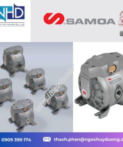 Bơm màng nhôm SAMOA DirectFlo® DC20-AL – Thân nhôm, màng Santoprene – cho dầu, dung môi nhẹ