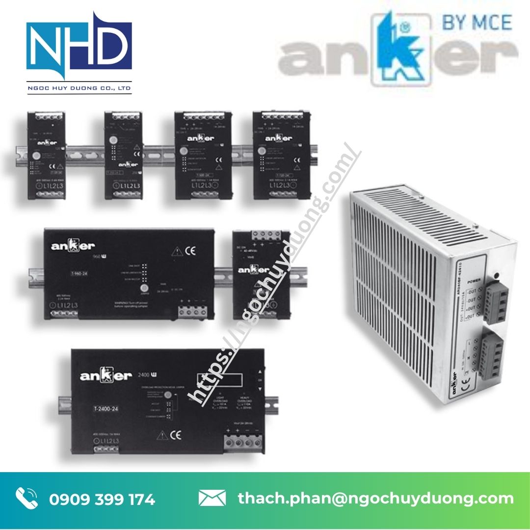 Bộ nguồn chuyển mạch 3 pha Anker MCE Ý