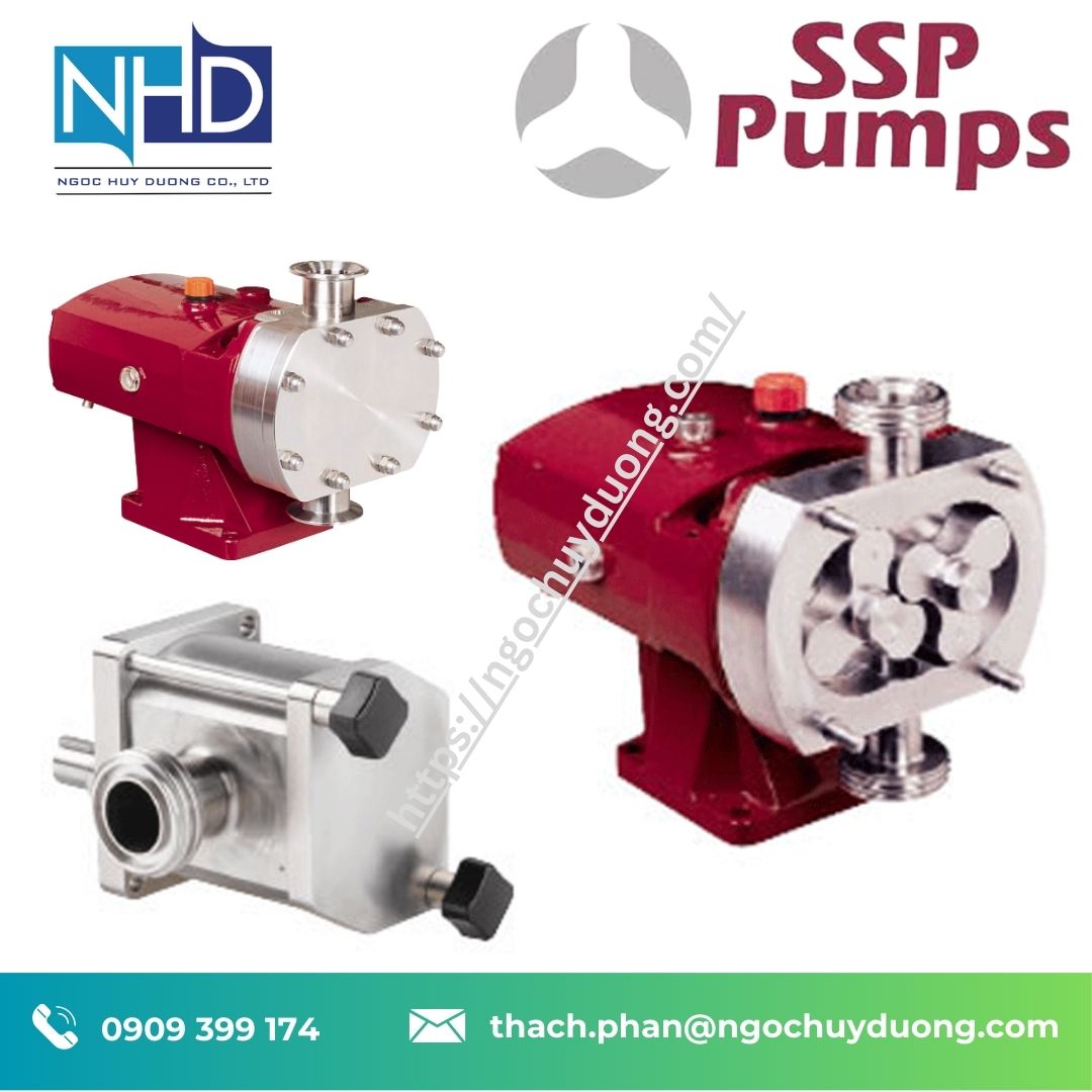 Bơm cánh gạt thực phẩm SSP Anh 106 m³/h