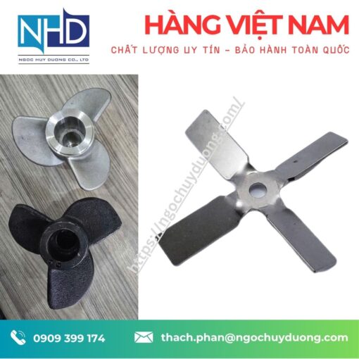 Top 5 loại cánh khuấy trộn công nghiệp phổ biến