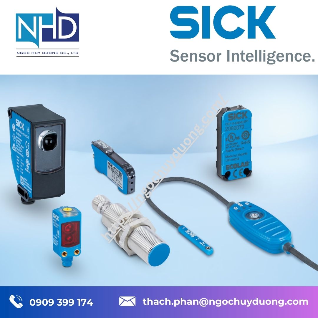 SICK WT150-P162 – Cảm biến phản xạ khuếch tán, PNP, cáp 2m