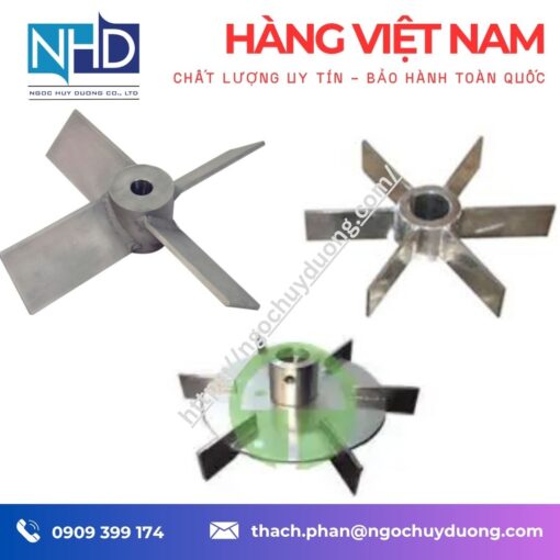 Top 5 loại cánh khuấy trộn công nghiệp phổ biến