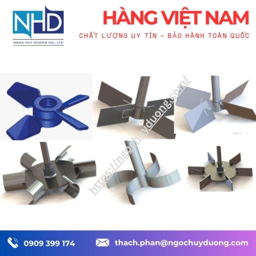 Gia công cánh khuấy máy khuấy chìm Việt Nam