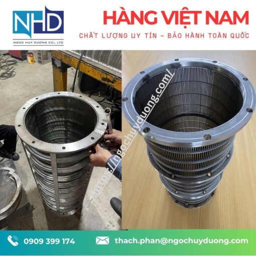 Phân phối song chắn rác inox xử lý nước thải