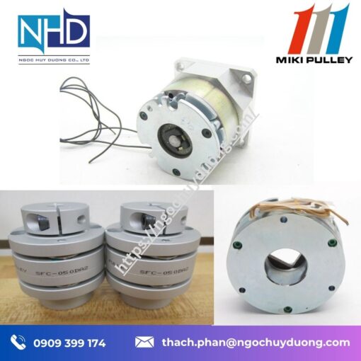 Phanh lò xo Miki Pulley BXW-L BXW-01-10L, BXW-02-10L, BXW-03-10L, BXW-04-10L, BXW-05-10L