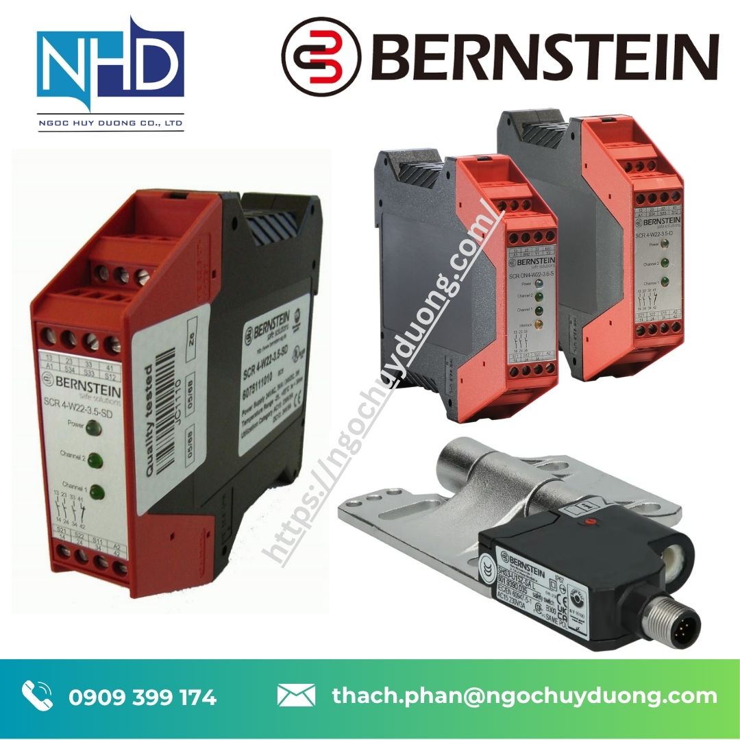 Rơ le an toàn Bernstein SCR4-W22-3.5-D giá kho