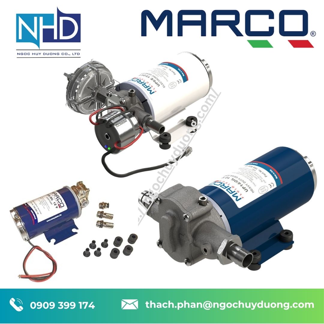 Phân phối bơm điện dầu nhớt MARCO UP14/OIL