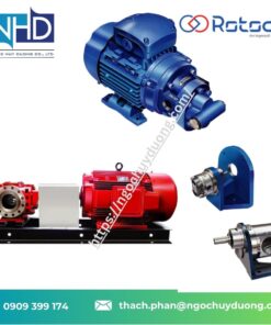 bơm rotodel gear pump vận chuyển hóa chất và dung môi công nghiệp