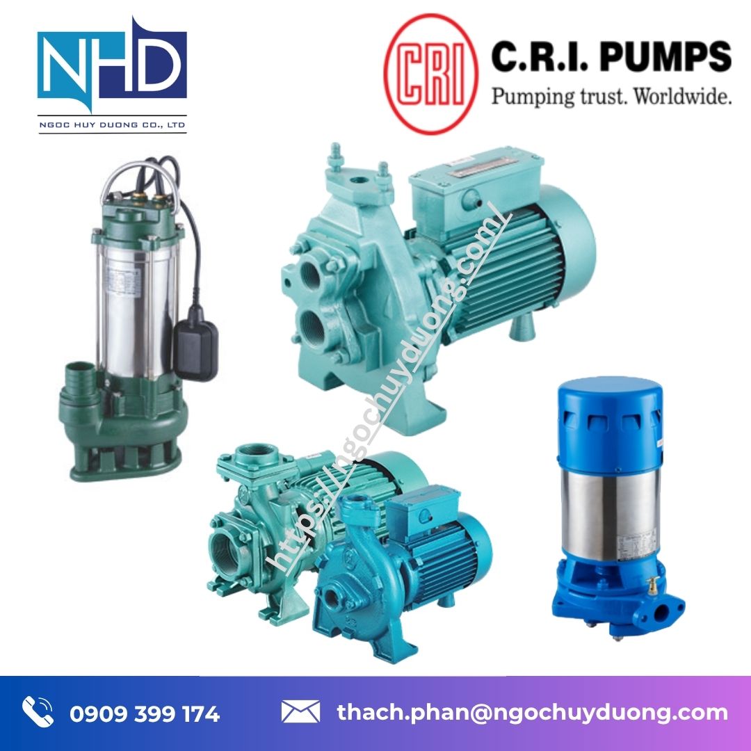 2 Ngọc Huy Dương – Nhà phân phối bơm công nghiệp C.R.I Pump tại Việt Nam