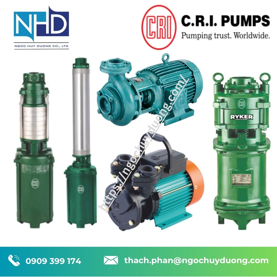 23 Máy Sục Khí Chìm C.R.I Pump AR 3.7 kW sẵn kho
