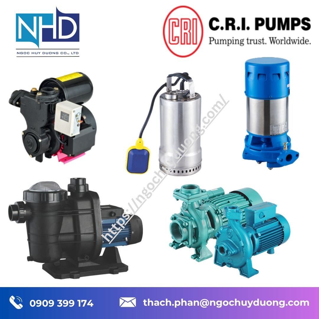 6 Bơm C.R.I Pump RYKER có dùng cho giếng khoan không
