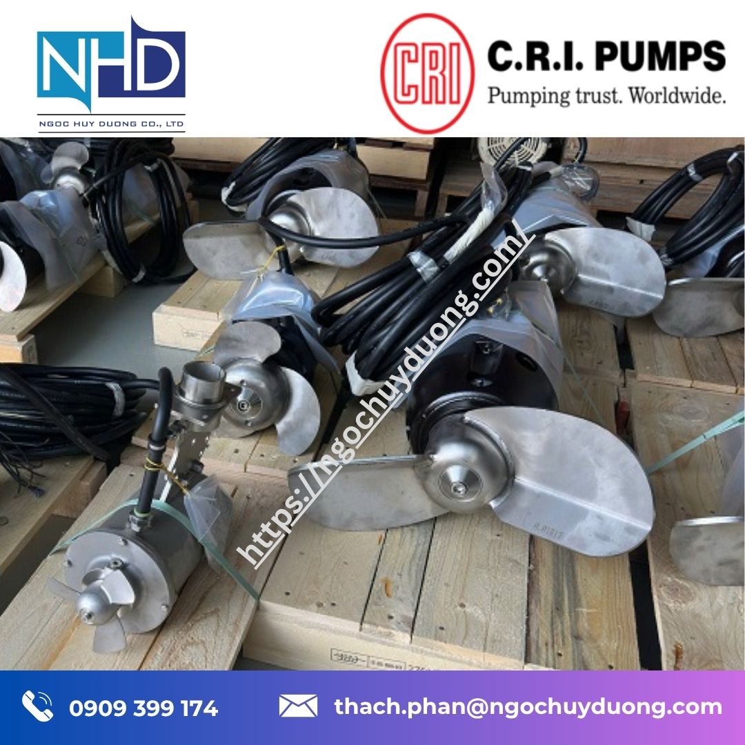 6 đơn vị phân phối Máy Khuấy Chìm C.R.I Pump MDTP Series tại Việt Nam, giá tốt, hàng sẵn, giao nhanh toàn quốc.