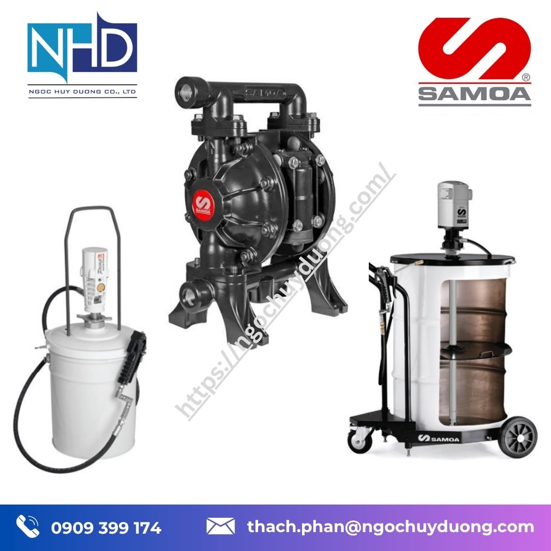 Ngọc Huy Dương – đơn vị phân phối Bơm Màng Khí Nén SAMOA UP05A-BAC-ATZ tại Việt Nam