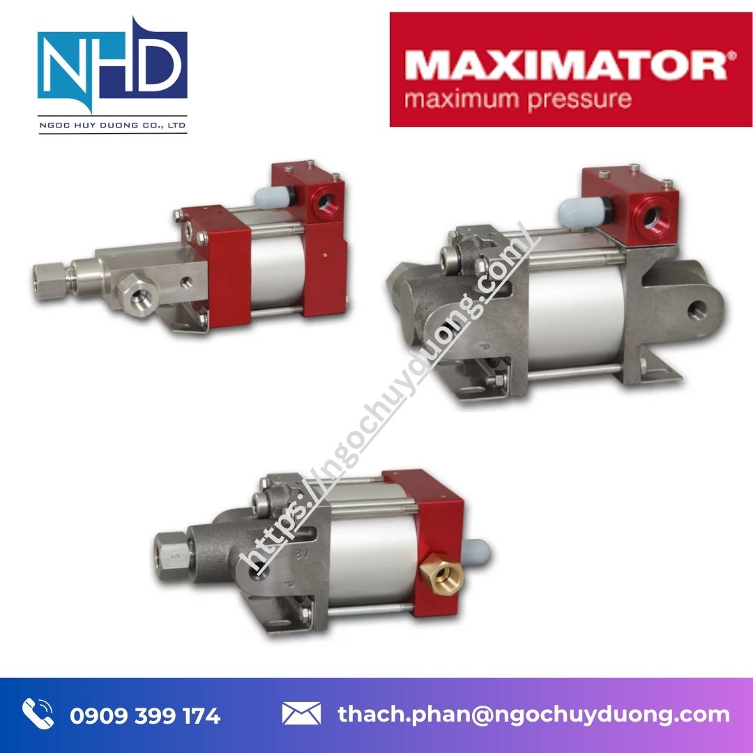Tổng kho hàng sẵn Bơm thủy lực khí nén Maximator MO Series Giá tốt