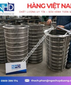 4 NGỌC HUY DƯƠNG chuyên thiết kế và sản xuất lưới lọc dây nêm theo yêu cầu,