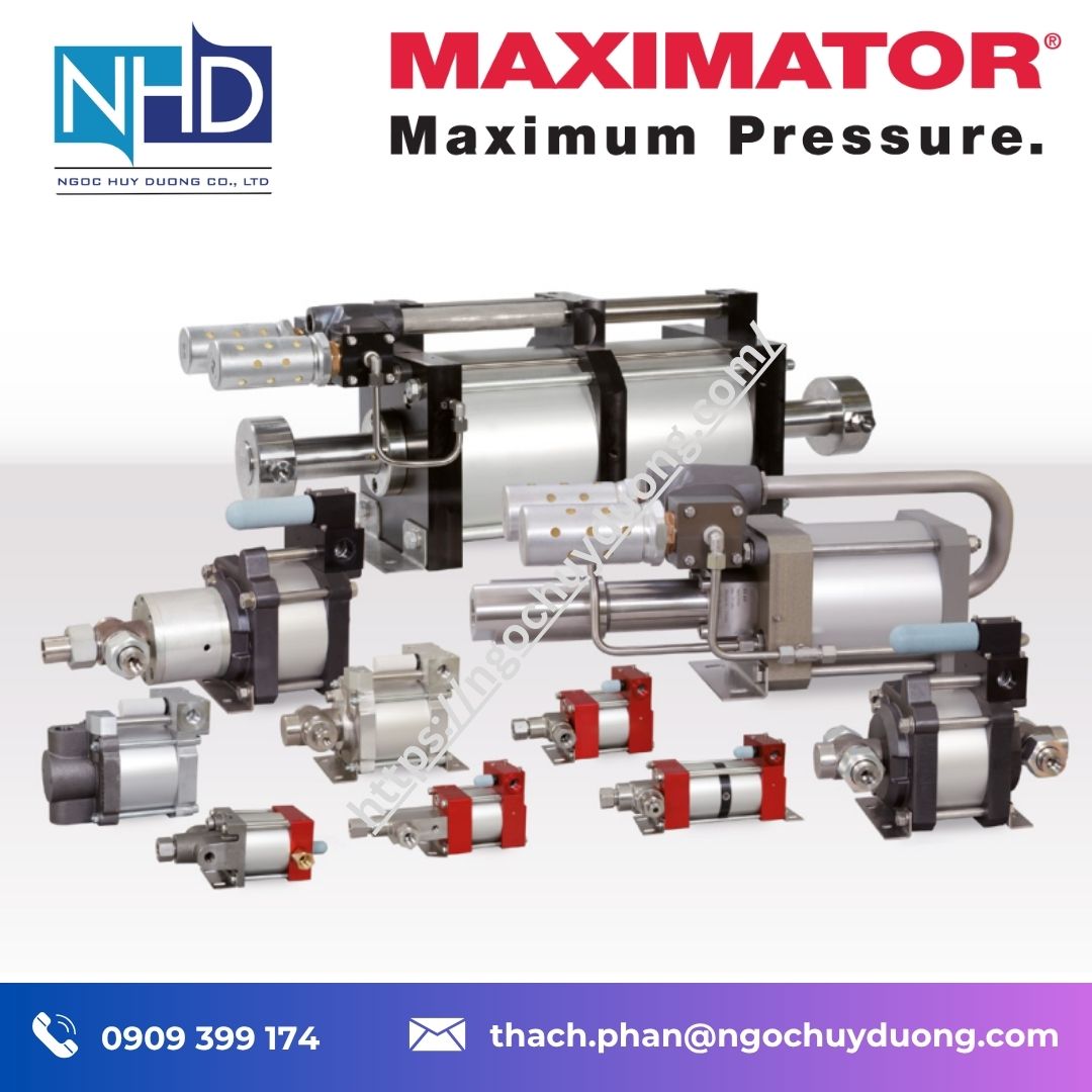 6 Máy tăng áp khí nén Maximatpr Gas Booster khác gì máy nén khí