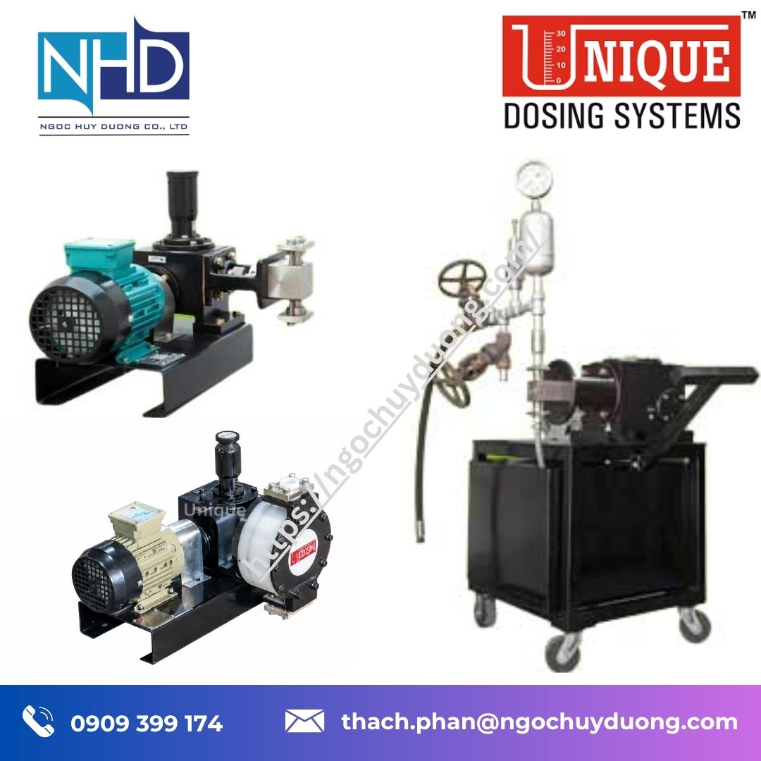 Đại lý giá tốt Bơm thử thủy lực Unique Dosing – Giá tốt, giao nhanh