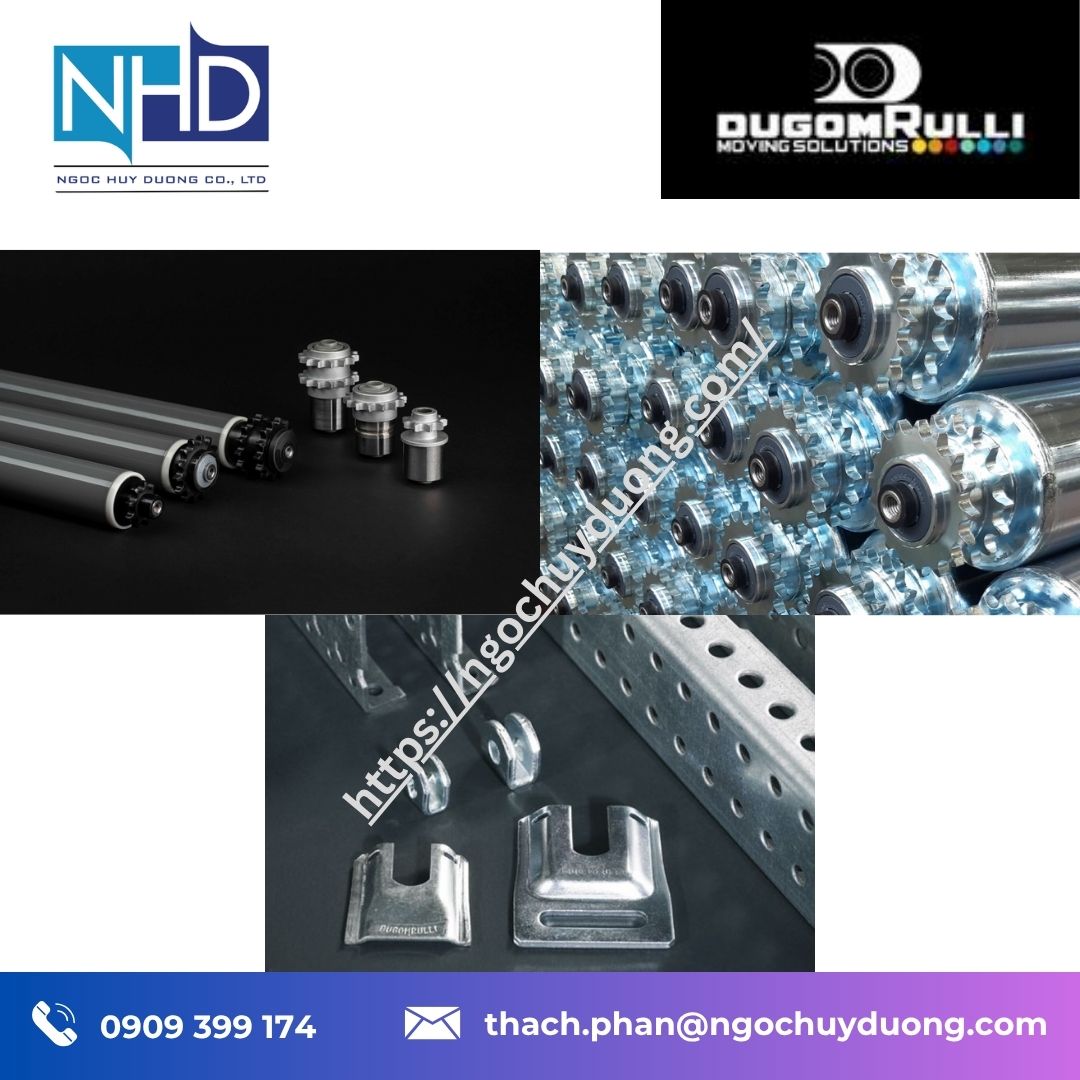 Đại lý giá tốt Dầm đục lỗ, giá đỡ và con lăn DUGOM RULLI ATEX – Hỗ trợ kỹ thuật