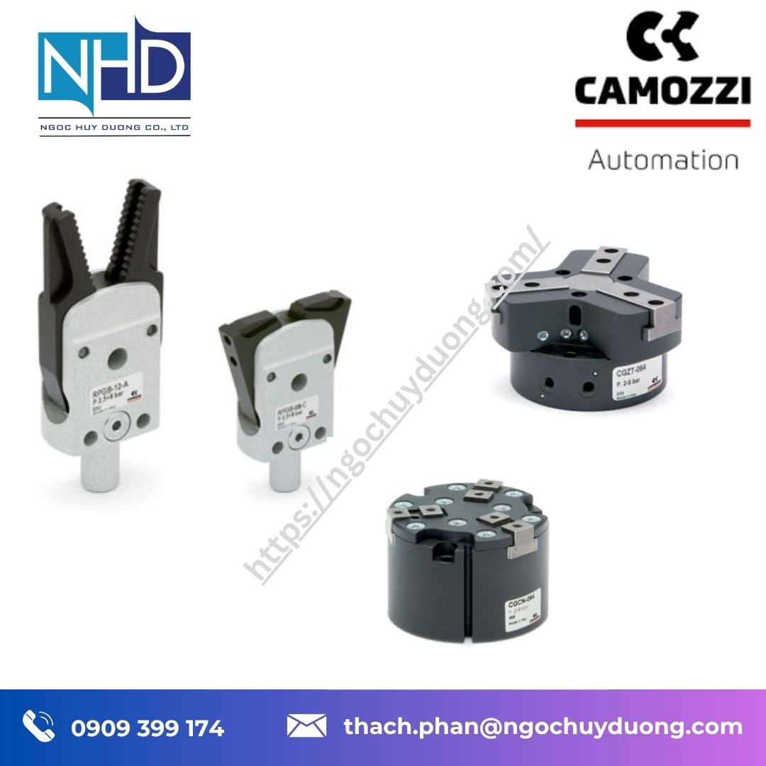 Đại lý giá tốt Tay gắp robot khí nén Camozzi Grippers – Chính hãng, báo giá nhanh