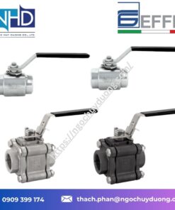 Đại lý giá tốt Van bi inox EFFEBI - van công nghiệp áp suất cao cho nước, hóa chất, khí nén A105