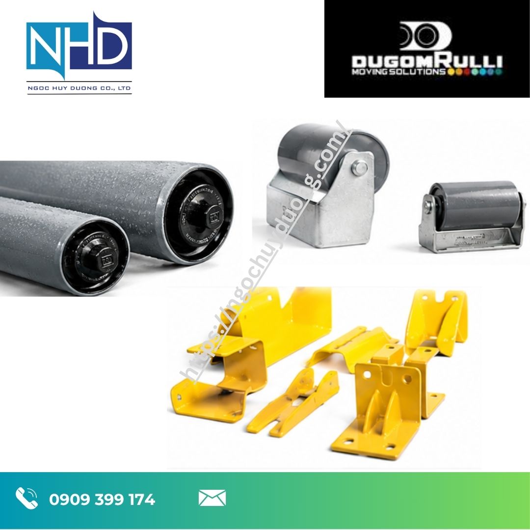 Giá đỡ DUGOM RULLI băng tải ống chính hãng, giá tốt