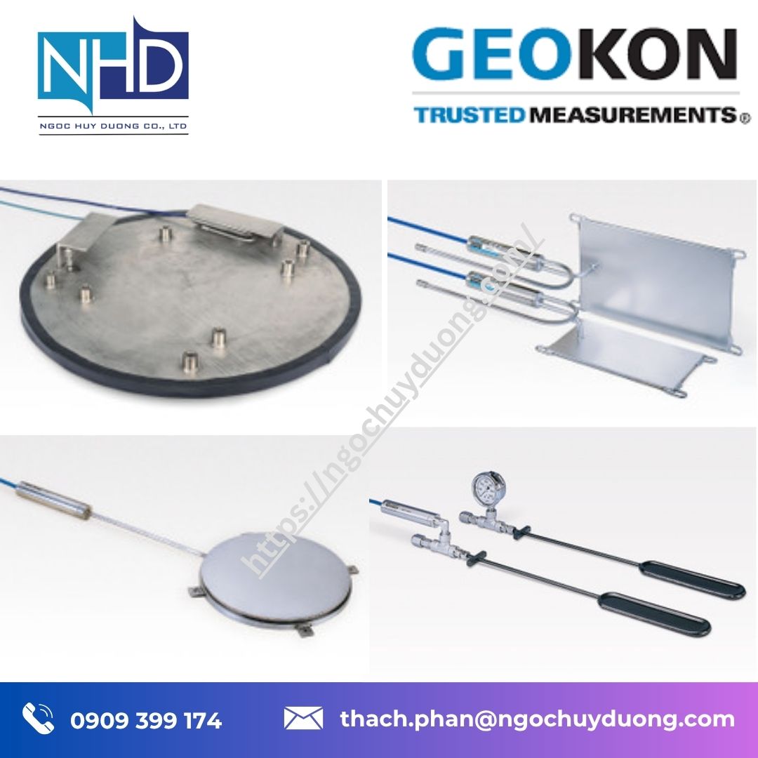 Tổng kho hàng sẵn Cảm biến áp suất lỗ khoan GEOKON 3200 – Hỗ trợ kỹ thuật