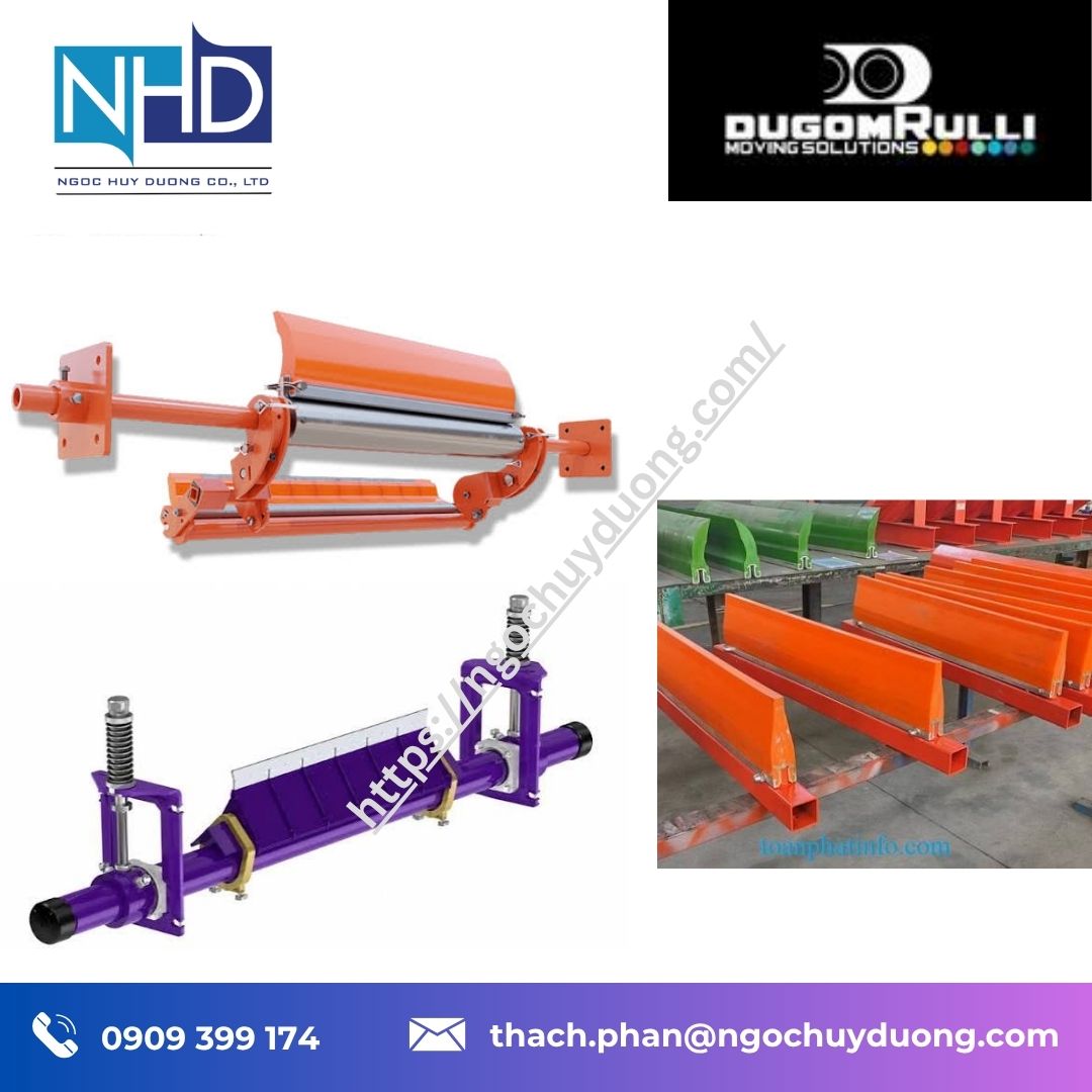 Tổng kho hàng sẵn Gạt làm sạch băng tải DUGOM RULLI RS01 – Giá tốt, hàng sẵn