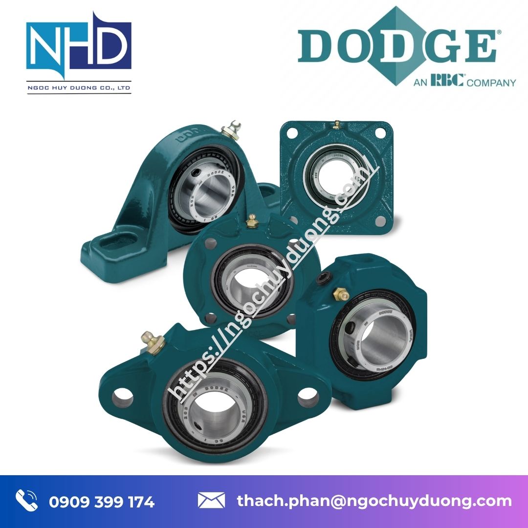 Tổng kho hàng sẵn Vòng bi gối đỡ DODGE Grip Tight® chính hãng – Khóa trục đồng tâm, tháo lắp nhanh