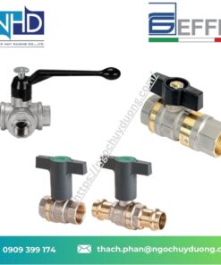 Van bi đồng EFFEBI - van chuyên dụng cho nước, khí nén, gia nhiệt, van bi 3 ngả