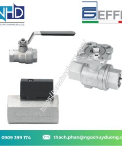 Van bi inox EFFEBI - van công nghiệp áp suất cao cho nước, hóa chất, khí nén A105